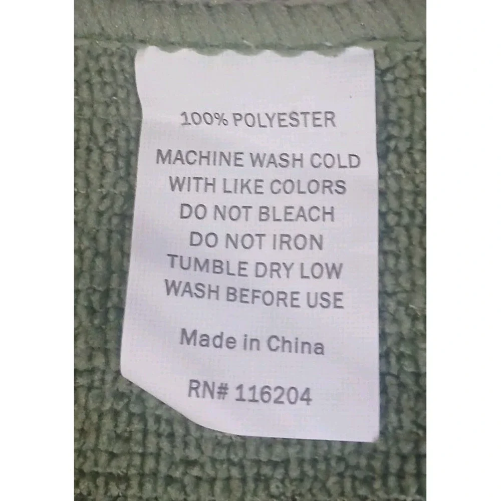 8 Pc Kitchen Set Rose Green‎ Cotton Absorbent Towels Pot Holder Oven Mitt READ